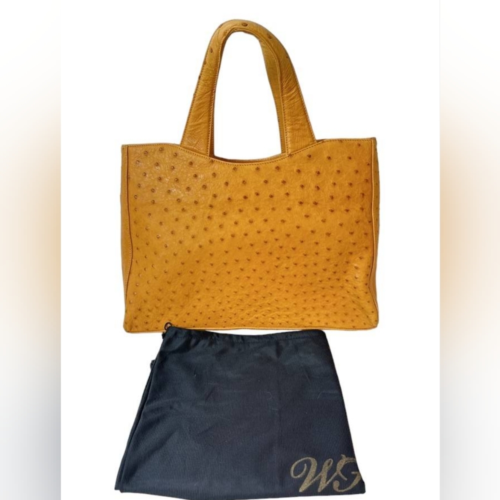 W.H Petronela Genuine Ostrich Skin Purse